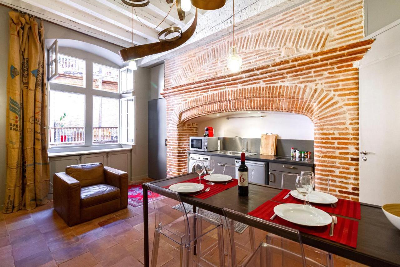Duplex Climatise Dans Un Monument Historique Leilighet Toulouse Eksteriør bilde